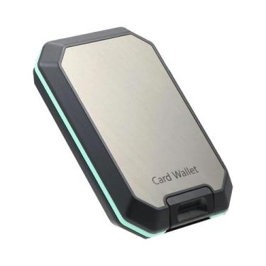 Imagem de Carteira Slim Masculina Com Bloqueio RFID E Clip De Dinheiro Removível