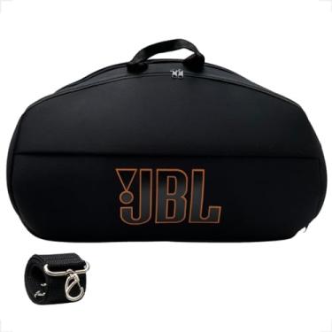 Imagem de Case Bolsa Capa Protetora Compatível com Caixa de Som Boombox 2 3 Impermeável com Bolso para carregador acessórios, Alça de mão reforçado e Alça de Ombro