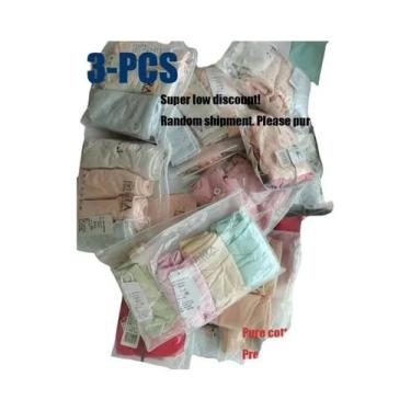 Imagem de Calcinhas De Algodão Ajustáveis De Cintura Alta Para Gestantes, Kit Co