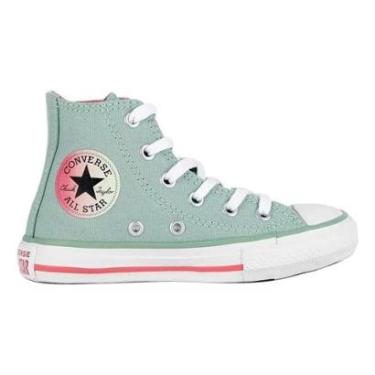 Imagem de TENIS CONVERSE CHUCK TAYLOR ALL STAR SIDE ZIP CK10070014 MENTA INFANTI-Feminino