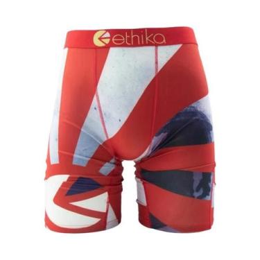 Imagem de Boxers Respiráveis Em Tamanho plus Para Homens ETHIKA 1Pç Cuecas De Na