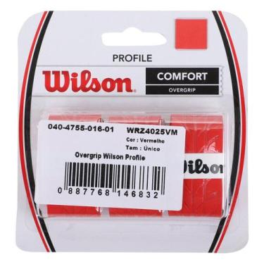 Imagem de Overgrip Wilson Profile, Vermelho, Único