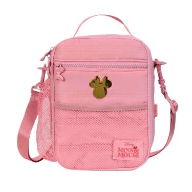 Imagem de Lancheira Escolar Minnie Teen Triple Puffer Rosa 15064 - Xeryus