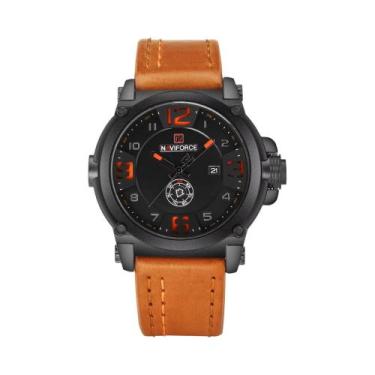 Imagem de Relógio De Quartzo Militar Esportivo De Luxo Masculino NAVIFORCE Com P