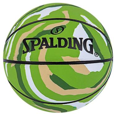 Imagem de Mini Bola de Basquete Spalding Spaldeen - Verde Camo-Unissex