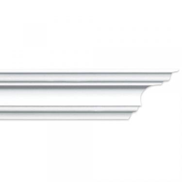 Imagem de Kit C/3 Barras Roda Teto de Poliestireno 6cm X 60mm X 2,00m K60 Homestar 6m Branco