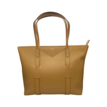 Imagem de Bolsa Feminina Arezzo Shopping Tiras Capa De Ombro Grande Caramelo-Feminino