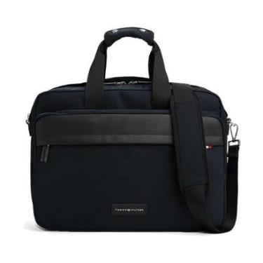 Imagem de Pasta Bolsa Tommy Hilfiger Workbag Nylon Masculina Preta-Masculino