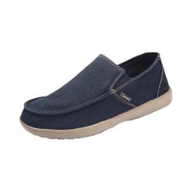 Imagem de Tênis Masculinos Respiráveis De Lona Vulcanizada Para Caminhada, Estil