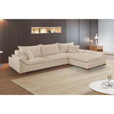 Imagem de Sofá Martins M-201 Linho Canto Invertido Estofados Martins Linho Bege