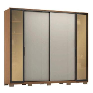 Imagem de Guarda Roupa Casal Laredo D44910kpe Amêndola Touch Nude Com Portas De 