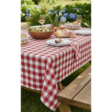 Imagem de 2x Toalha Xadrez 8 Lugares 2,50m x 1,45m - Estilo e Durabili - Congrat