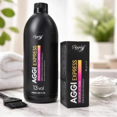 Imagem de COLORAÇÃO GLOSS Aggi Express Kit Bisnaga 60gox 13 Vol 4 900ml