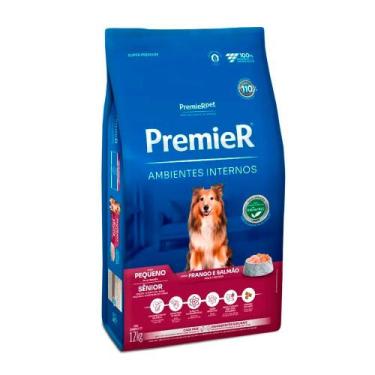 Imagem de Ração Premier Senior Cães Idosos Raças Pequenas Frango e salmão Ambien