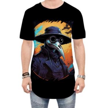 Imagem de Camiseta Longline Máscara da Peste Negra 14 - Kasubeck Store®, M