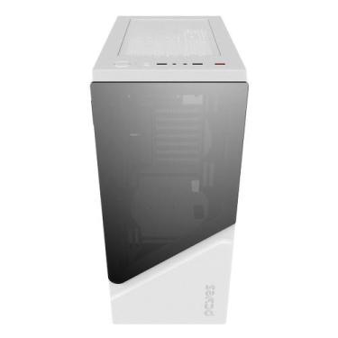 Imagem de Gabinete Gamer Pcyes Ghost White Vidro