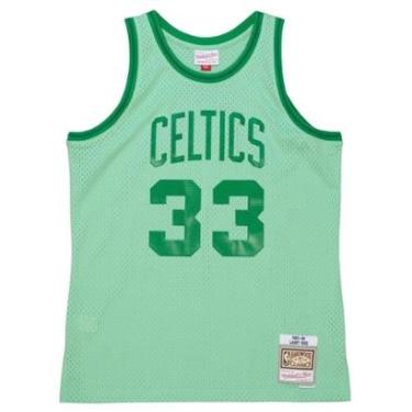 Imagem de Regata Mitchell & Ness NBA Space Knit Swingman Jersey Celtics 1985-86 Larry Bird Mascul...