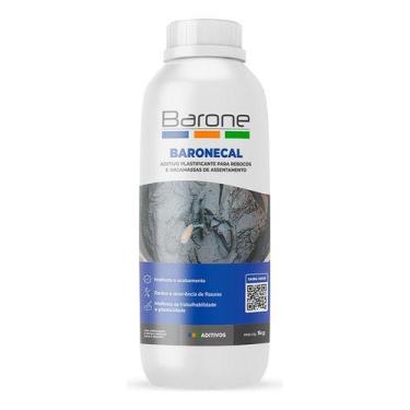 Imagem de Aditivo Plastificante Baronecal Reboco Argamassa 1kg Marrom