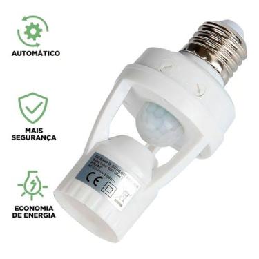 Imagem de Sensor Soquete E27 com Fotocelula com Ajustes - MARGIRIUS