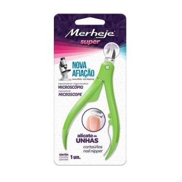 Imagem de Alicate Para Unhas Merheje Super Verde - Merheje