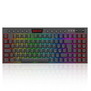 Imagem de Teclado Mecânico Gamer Redragon Kurama, RGB, Switch Marrom, ABNT2, cab