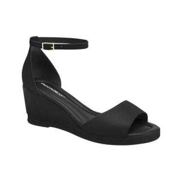 Imagem de Sandalia salto anabela piccadilly alice - 408244, Preto, 36