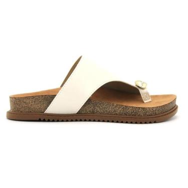 Imagem de Tamanco Original Beira Rio Papete Flat Dedo Feminino .110, 35, Off, Wh