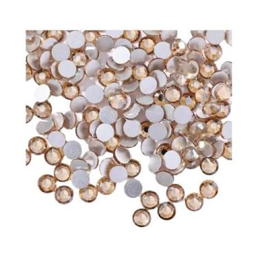 Imagem de Strass De Cristal SS6-SS30 Com Base Plana Não Termo-Adesiva Para Roupa
