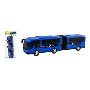 Imagem de Kit 7 brinquedos carrinhos onibus metropolitan - DIVERPLAS