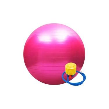 Imagem de Bola Suíça P/ Pilates Yoga Funcional Fitness 65cm + Bomba - MBFIT