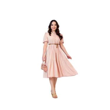 Imagem de Vestido Feminino em Viscose Moda Primavera/Verao Evangelico - Zampa, B