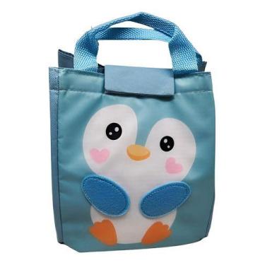 Imagem de Lancheira Termica Infantil Pinguim Azul China - LT-LR