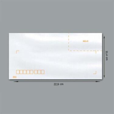 Imagem de Envelope ofício Branco 11,4 X 22,9 Cm Com Cep Rpc Cof022 - Scrity