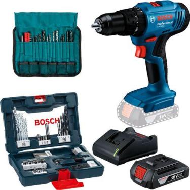 Imagem de Parafusadeira Bosch Gsb 183-li Com 1 Bateria Kit Acessórios Azul 127/2