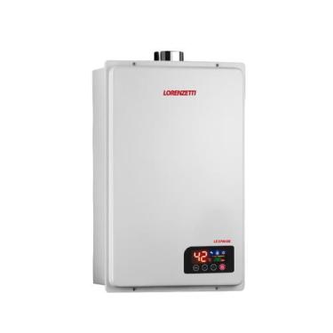 Imagem de Aquecedor a gás lorenzetti 37l/min gn display digital branco lz 3700de