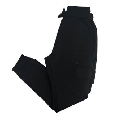 Imagem de Calça Infantil Mormaii 25042 Interlock Preto, Preto, 06