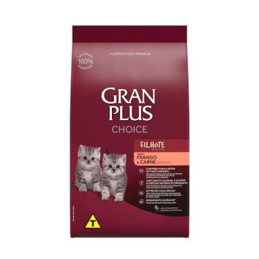 Imagem de Ração GranPlus Choice Gatos Filhotes Frango e Carne 10,1kg - Brf