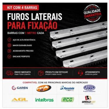 Imagem de 4mts Cremalheira Para Motor Portão Todas Marcas Garen Ppa - TEM Indúst