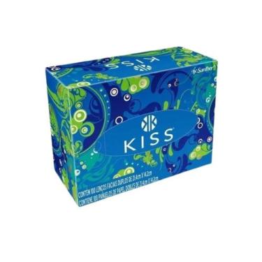 Imagem de Lenço De Papel Kiss Facial Duplos 100 Unidades