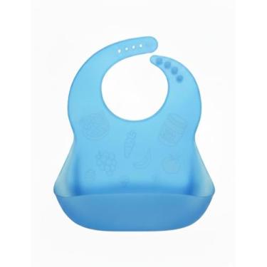 Imagem de Babador Santoprene Azul - Tetê Baby