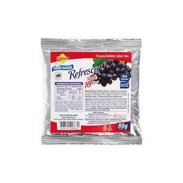 Imagem de Suco Zero Açúcar Pó Uva Lowçucar 80g Rende 10 Litros  Food Service Sab