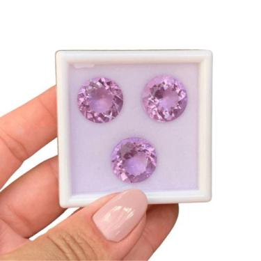 Imagem de 3ø Ametista Brilhante ø15mm 29,57ct - ENE2ESE