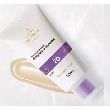 Imagem de Multiprotetor Clareador de Manchas Solares FPS 70 Chronos Derma - NATU
