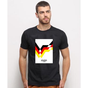 Imagem de Camiseta masculina Preta algodao World Champions Germany Corrida