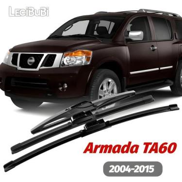 Imagem de Conjunto De Limpadores De Para-brisa Dianteiro E Traseiro Para Nissan 