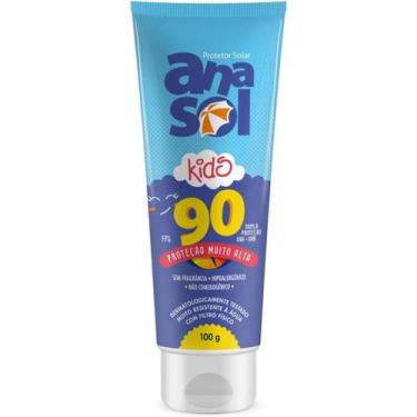 Imagem de Protetor Solar Anasol Kids FPS90 UVA + UVB Sem Fragrância e Hipoalergê
