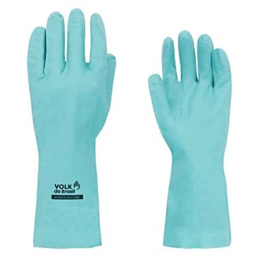 Imagem de Luva de Látex Nitrílico com Forro Uso Geral com Proteção Quimica - Volk