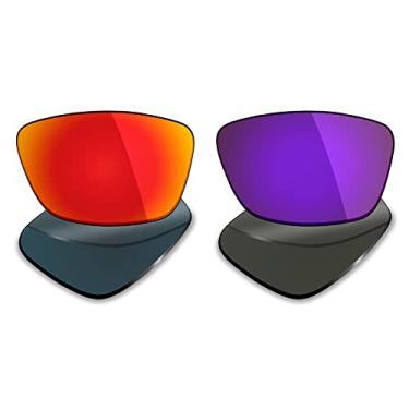 Imagem de 2 pares de lentes polarizadas de substituição para óculos de sol Oakley Conductor 6 – Opções