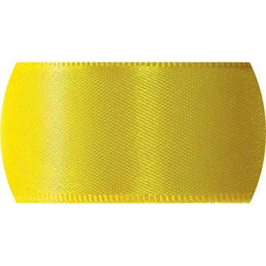 Imagem de FITA CETIM SIMPLES CF009 38 mm COR 763 AMARELO GEMA Peça 10 metros