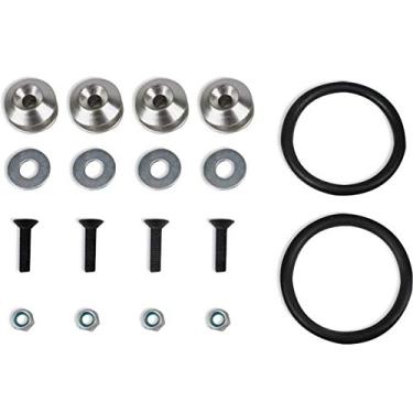 Imagem de Anilha de Parachoque Trava Quick Release Prata Tpa01